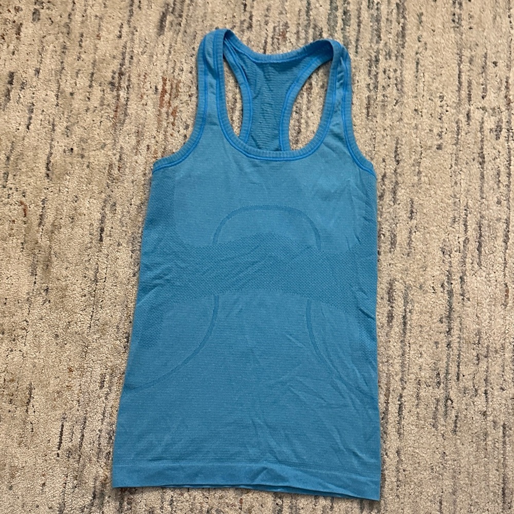 lululemon athletica Blue Tank Top